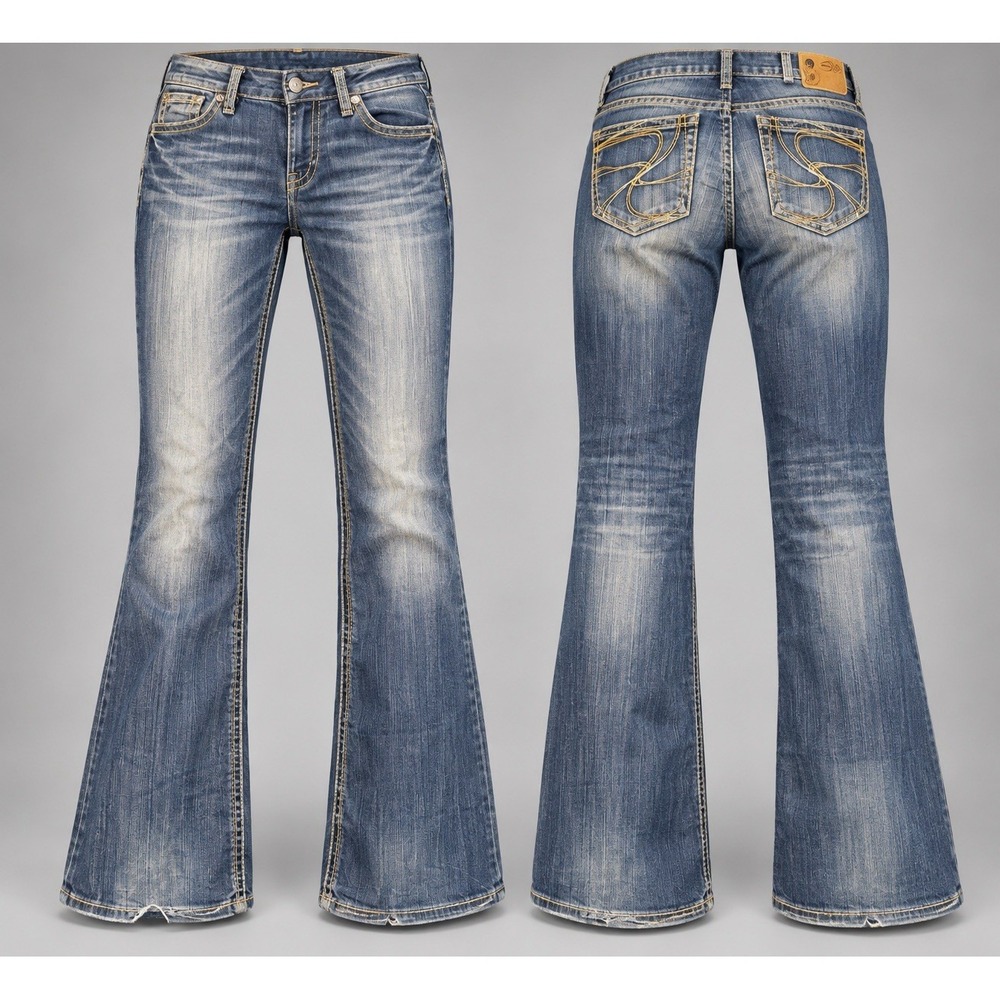Silver Tuesday 16 1/2 x 33 jeans Women's Bootcut Medium Wash Blue